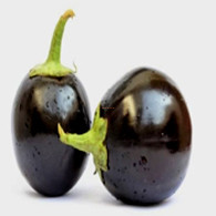 কালো গোল বেগুন/  Round Brinjals Black